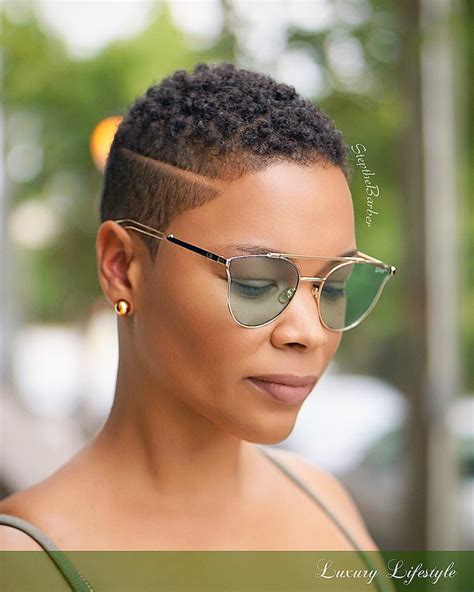 black women's short tapered haircuts